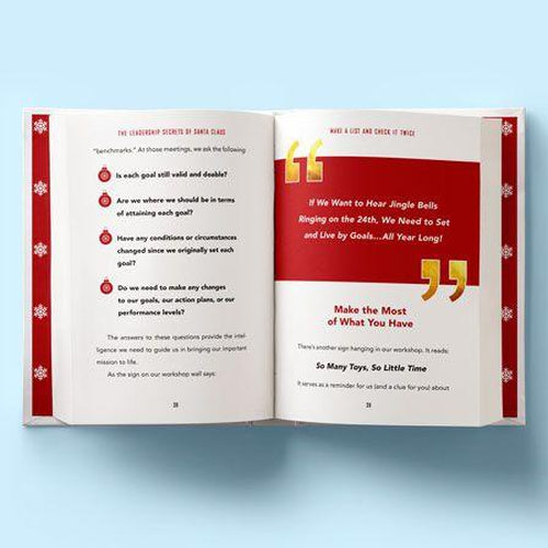 The Leadership Secrets of Santa Claus Book- on sale