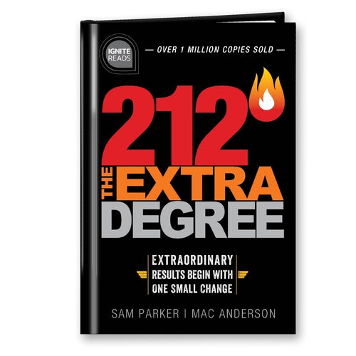 212° The Extra Degree Hardback Book Cover